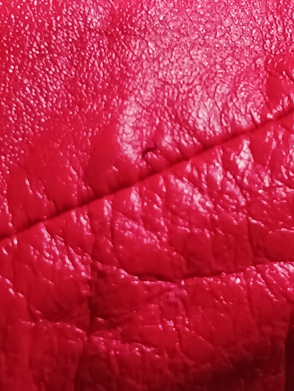 80s Wilsons Leather Red Moto Jacket Retro VTG Thriller - Picture 16 of 17